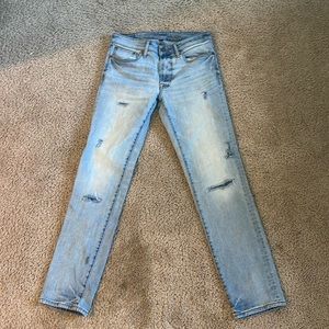 Blue American Eagle ripped jeans